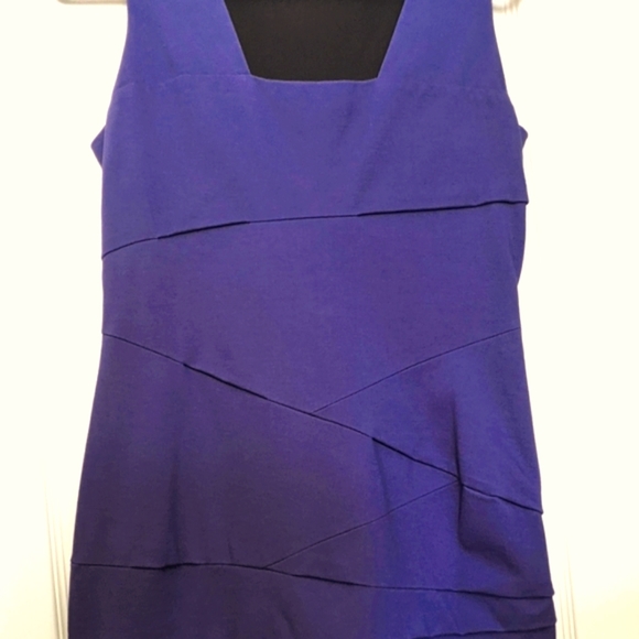 💜 Cynthia Steffe body hugging purple dress- Size 8 - Picture 3 of 4